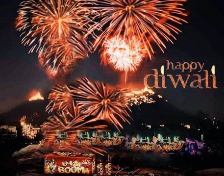 Firework Diwali Editing Background